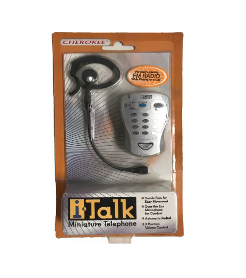 I-Talk Mini Telephone W/ Fm Radio (Grey)