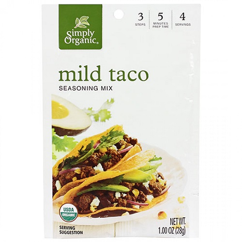 Simply Organic Mild Taco Seasoning Mix (12X1 OZ)