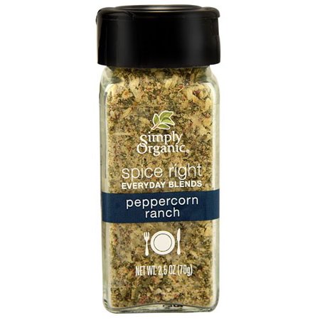 Simply Organic Organic Spice Right Everyday Blends, Pepperconrn Ranch (6X25 OZ)