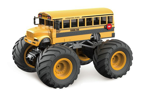 1:18 Big Wheel Racing school bus with Lights & Sounds