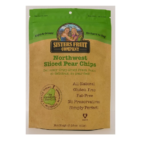 Sisters Fruit Company Northwest Pear Chips Sliced (12X2.25 OZ)