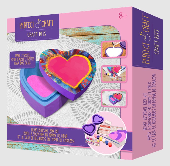 Perfect Craft Kit - Heart Box
