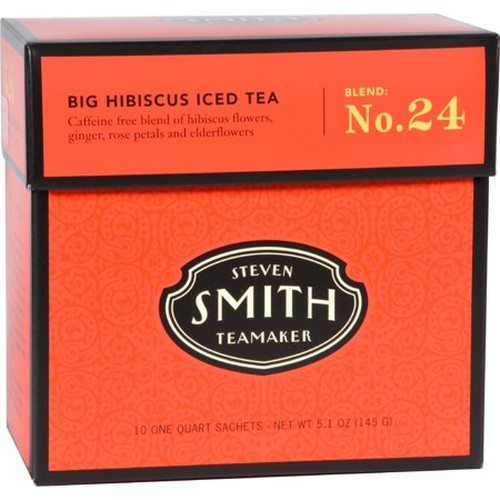 Smith Teamaker Iced Tea Big Hibiscus Case of 6 10 Bags