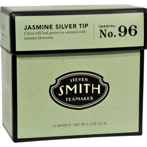Smith Teamaker Green Tea Jasmine Silver Top 15 Bags