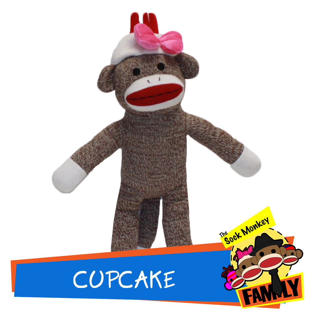 Cupcake from The Sock Monkey Family