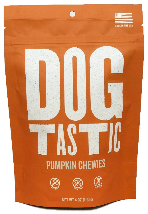 DT Dogtastic Chewies Dog Treats - 4 oz Pumpkin