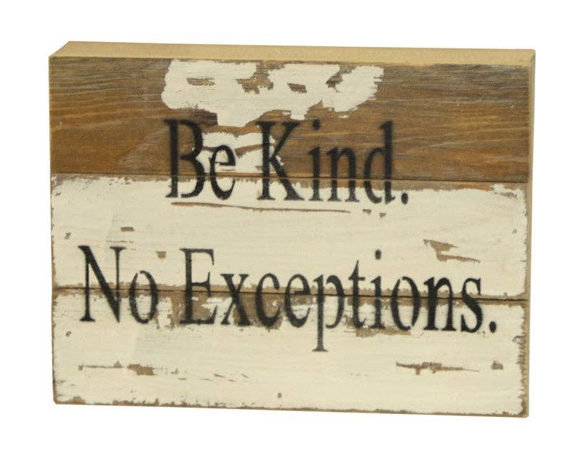 Be Kind Wall Sign