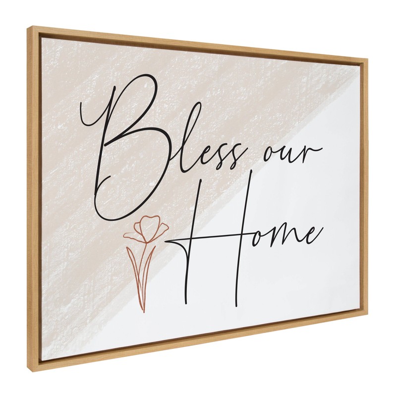 Bless our Home... Framed Canvas