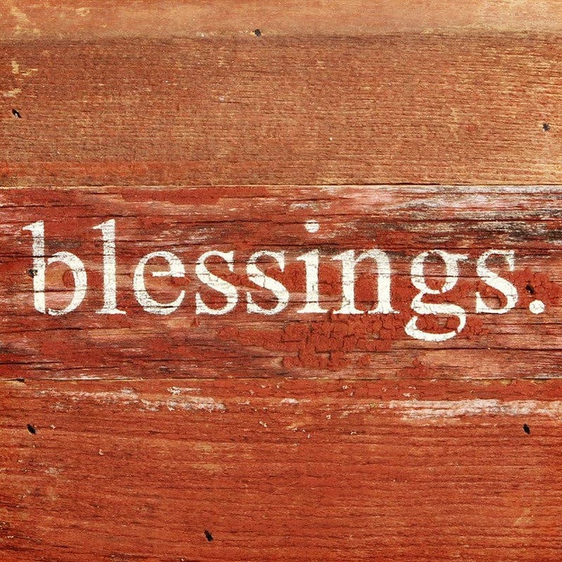 Blessings... Wall Sign