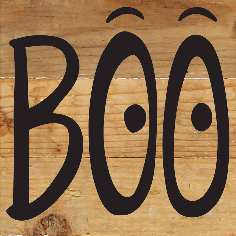Boo... Wood Sign