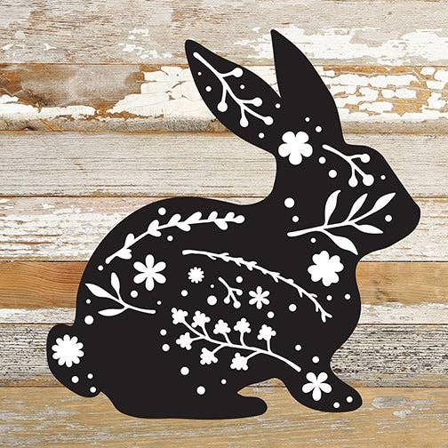 Bunny Silhouette... Wood Sign
