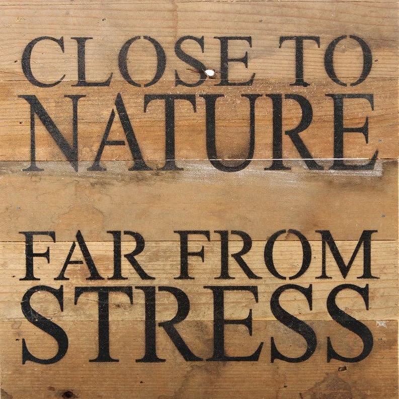 Close to nature Wall Sign