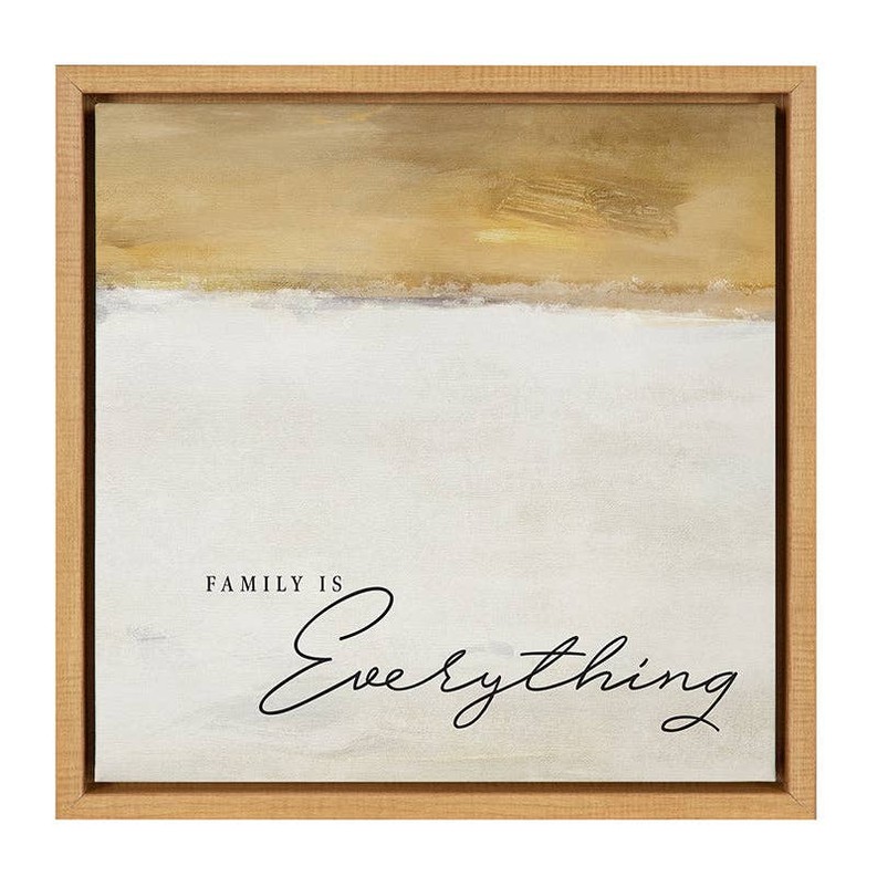 Family is Everything / Framed Canvas