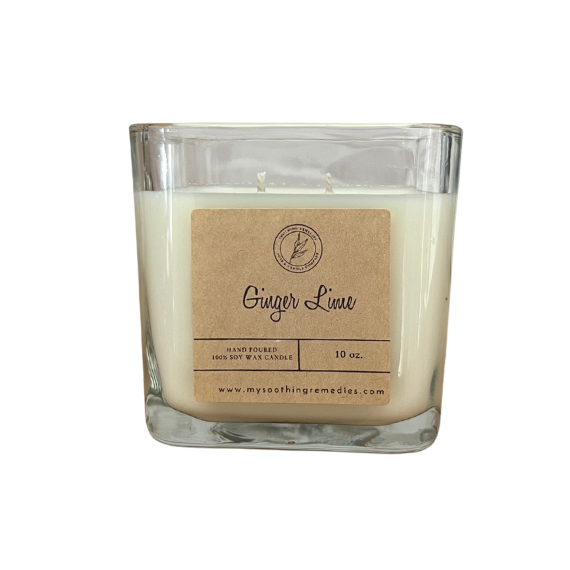 Soy Wax Candle - 10ozGinger Lime