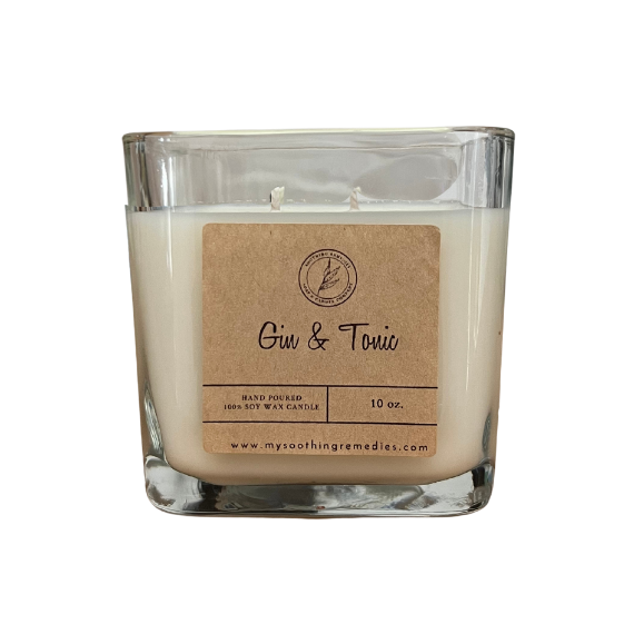 Soy Wax Candle - 10oz each/120oz TotalGin and Tonic