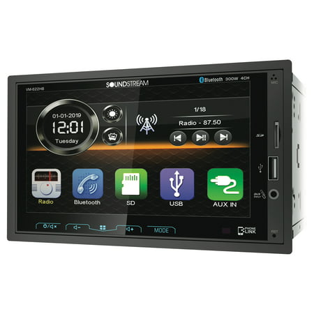 Soundstream 6.2 LCD Mless Cap Ts 1080P Ready Adroid Link