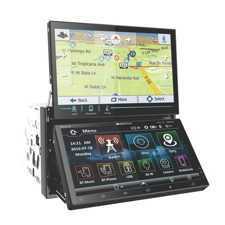 Soundstream [[ 2Din 7In Dual LCD W/ Gps/Phonelink/BTCD/Mp3
