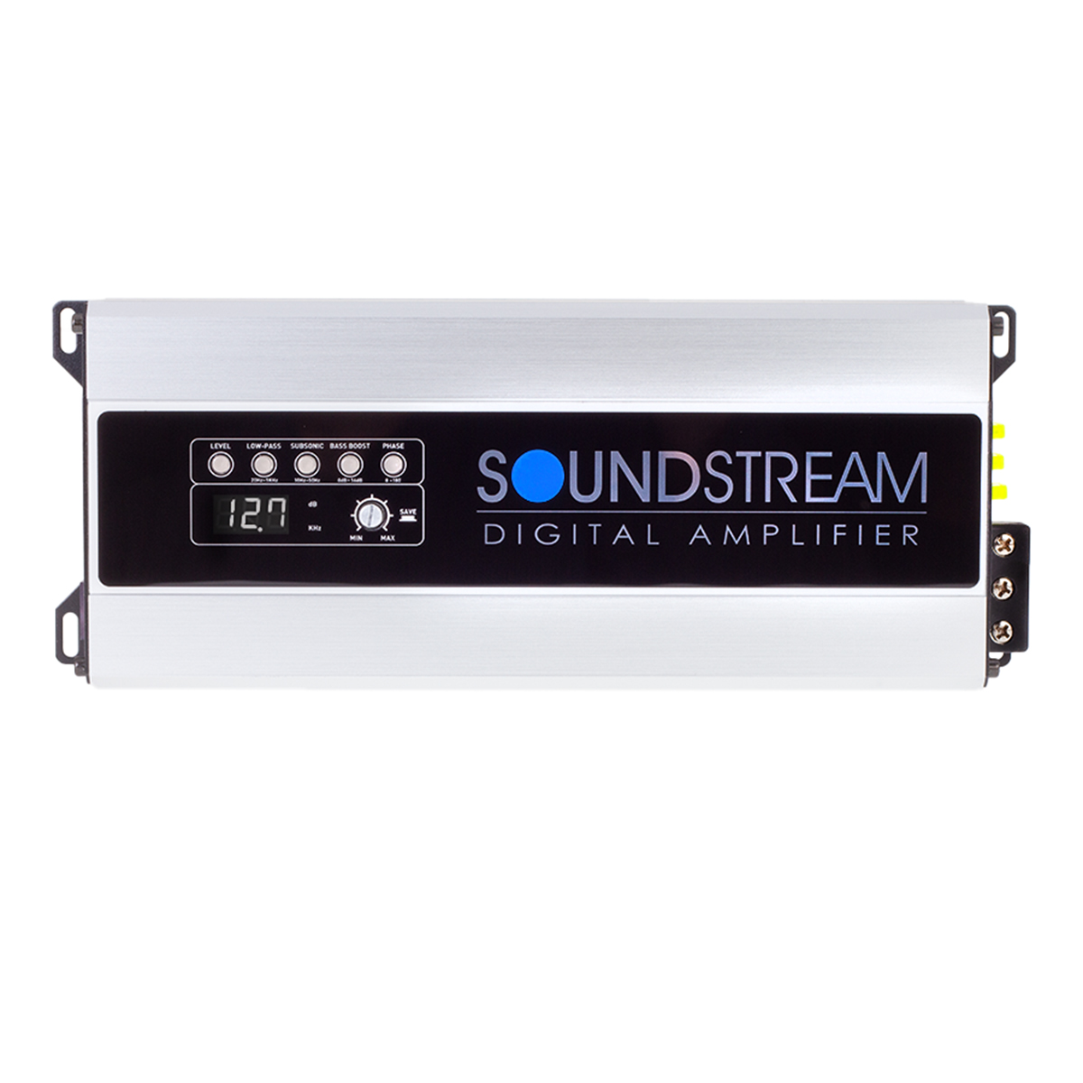 SoundStream Reserve 2000W Mono Digital Class D DPA12000D DPA Premium Digital Amplifier for Car Audio Precise Tuning LCD Screen