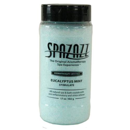 Fragrance, Spazazz, Crystals, Eucalyptus Mint, 17oz Jar