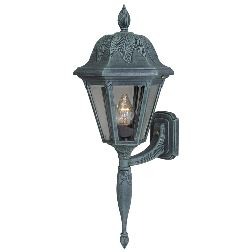Floral 3945-VG-BV Large Bottom Mount Light Fixture with Long Tail