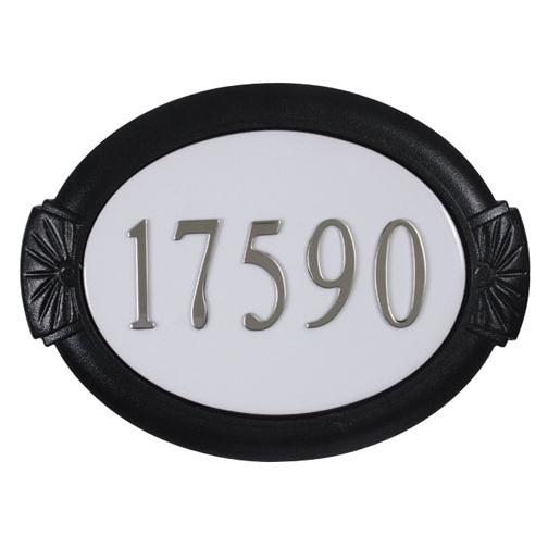 SAP-4180-BLK Classic Address Plaque