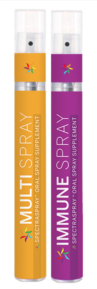 Heart Health Oral Spray Supplement Kit by SpecctraSpray - D3+k2 & Folate Plus