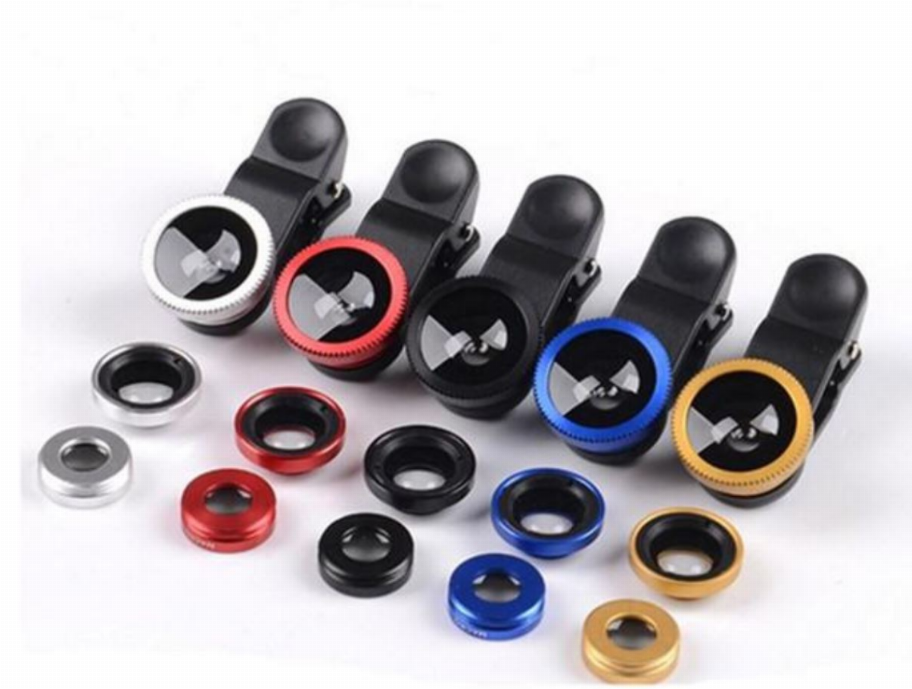 3 In 1 Magnifying Clip Lens For Cell Phone