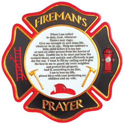 FIREMAN'S PRAYER STEPPING STONE