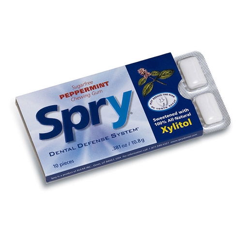 Spry Peppermint Gum (20x10 Ct)