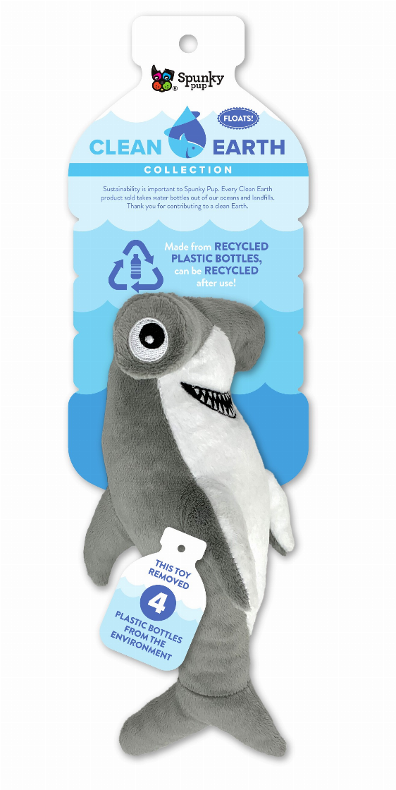 Clean Earth Plush Toy - SmallHammerhead Shark