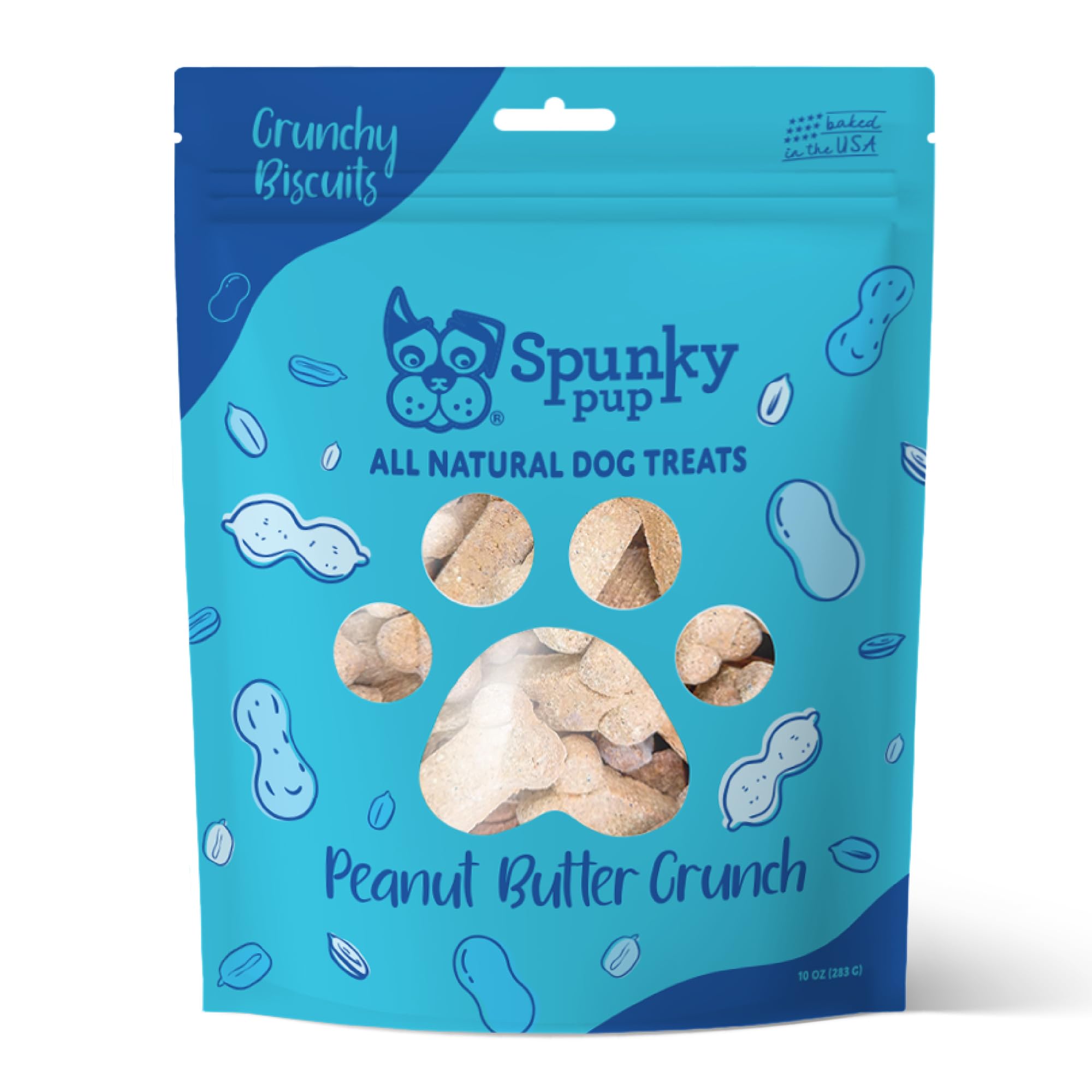 6ct 10oz PB Crunchy Biscuits Dog Treats