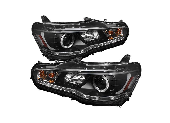 08-14 LANCER/EVO-10 PROJECTOR HEADLIGHTS-HALOGEN MODEL ONLY ( NOT COMPATIBLE WIT
