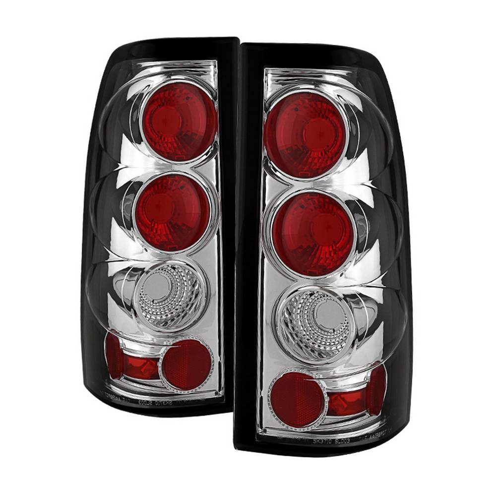 03-06 SILVERADO 1500/2500 ( DOES NOT FIT STEPSIDE ) EURO STYLE TAIL LIGHTS-CHROM