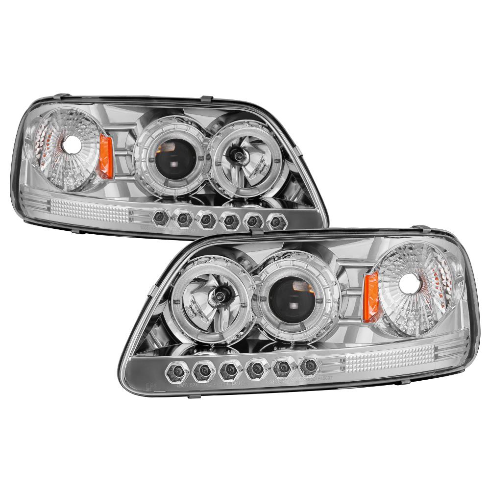 97-03 F150/ 97-02 EXPEDITION 1PC PROJECTOR HEADLIGHTS-( WILL NOT FIT MANUFACTURE