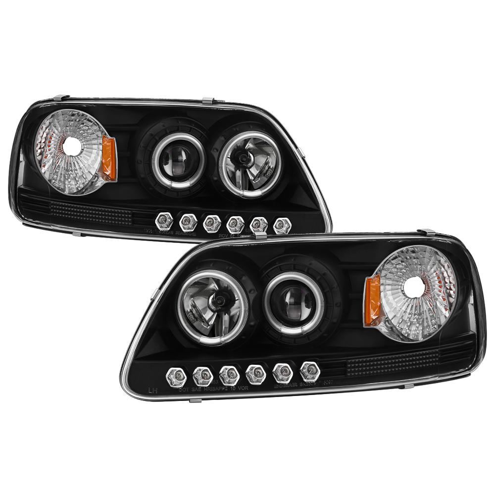97-03 F150/97-02 EXPEDITION 1PC PROJECTOR HEADLIGHTS-(WILL NOT FIT MANUFACTURE DRIV OR PASS