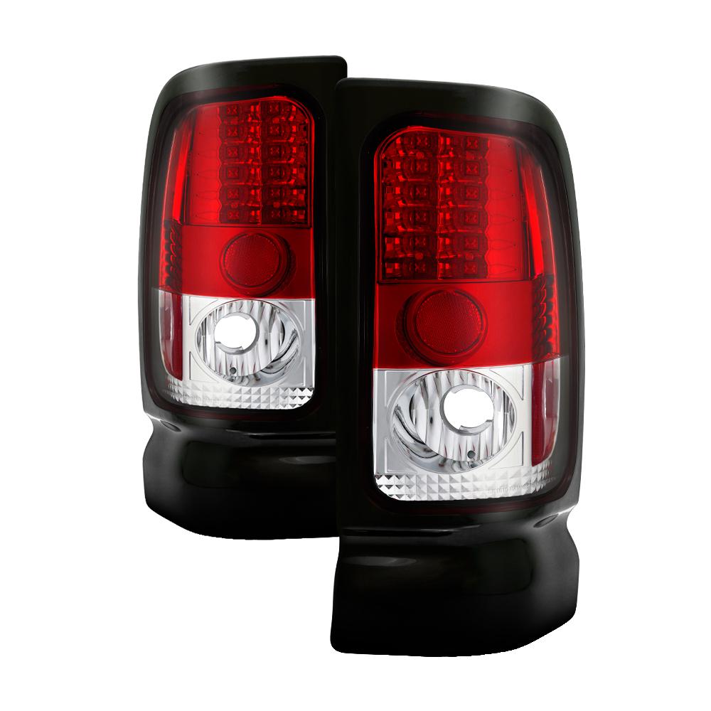 94-01 RAM 1500/94-02 RAM 2500/3500 LED TAIL LIGHTS-RED CLEAR