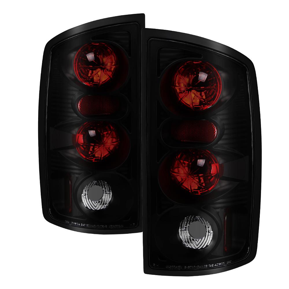 02-06 RAM 1500/03-06 RAM 2500/3500 EURO STYLE TAIL LIGHTS-BLACK SMOKE