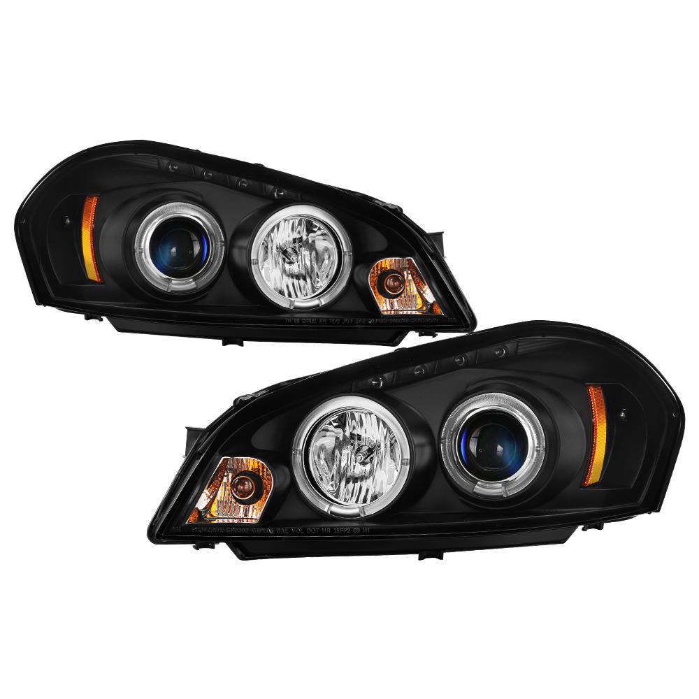 06-13 IMPALA/06-07 MONTE CARLO PROJECTOR HEADLIGHTS-LED HALO-LED(REPLACEABLE DRIVE/PASS