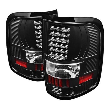 04-08 F150 STYLESIDE(EXCL HERITAGE/SVT)LED TAIL LIGHTS-BLACK