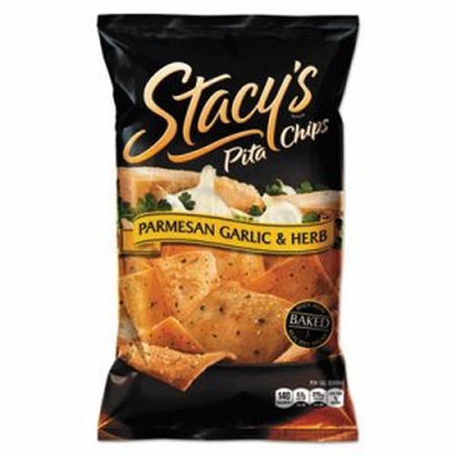 Stacy's Baked Pita Chips - No Artificial Flavor, No Artificial Color, Low Fat, No MSG - Parmesan Garlic & Herb - 24 / Box