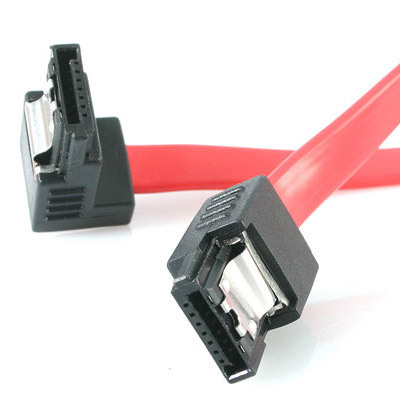 12" Right Angle SATA Cable