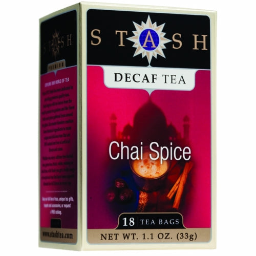 Stash Tea Chai Spice Blend Decaf Tea (6x18 CT)
