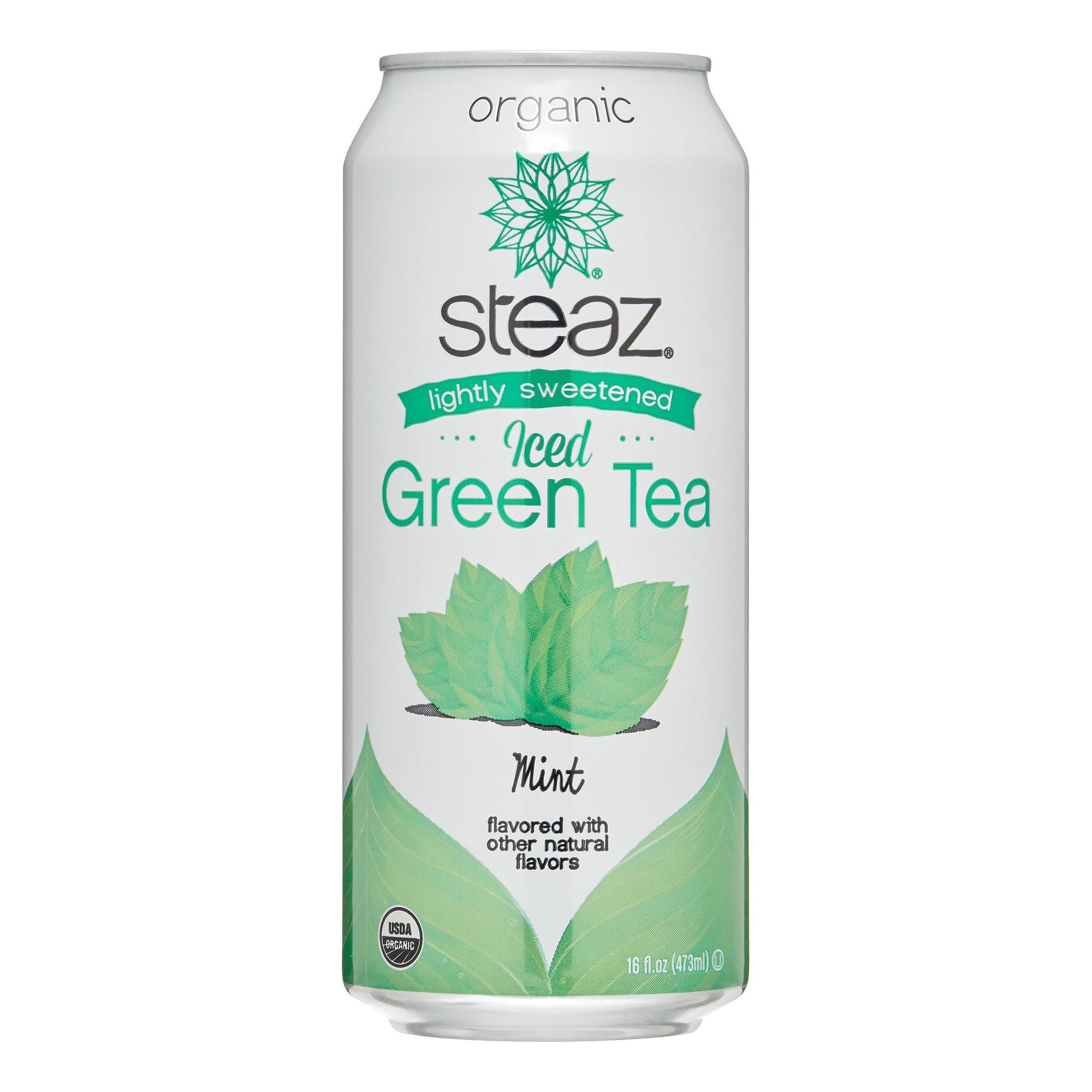 Steaz Energy Mint Iced Green Tea (12x16 Oz)