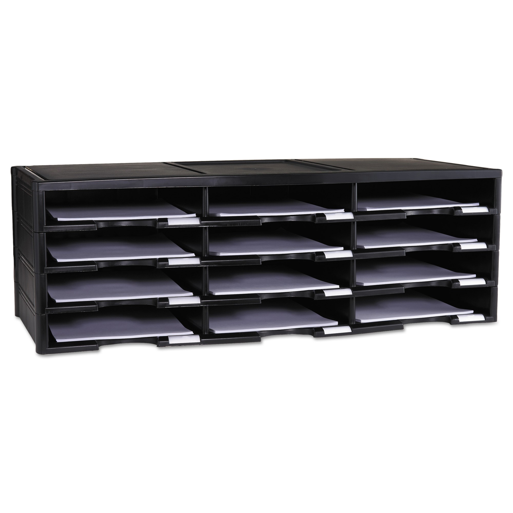Storex 12-compartment Organizer - 6000 x Sheet - 12 Compartment(s) - 9.50" x 12" - 10.5" Height x 14.1" Width31.4" Length - 100%