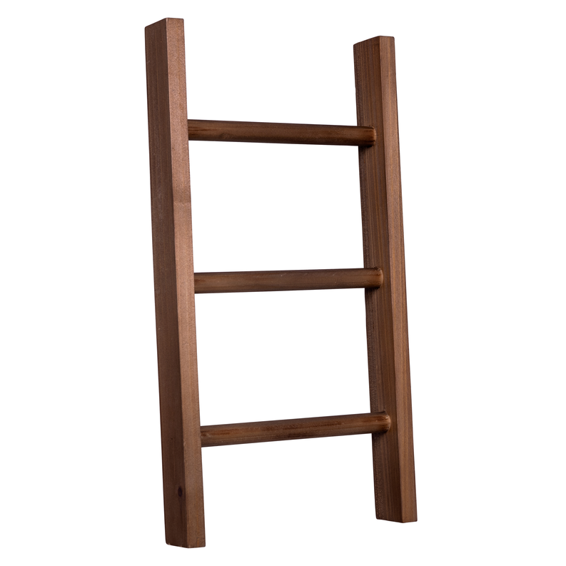 Stratton Home Decor Farmhouse Decorative Wood Tabletop Ladder