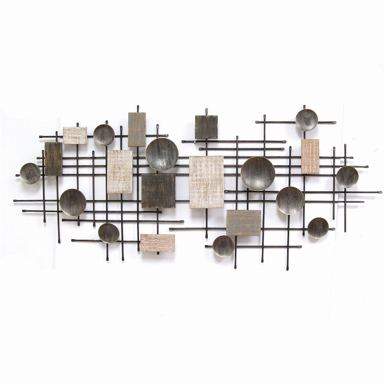 Stratton Home Decor Large Modern Industrial Wall Decor