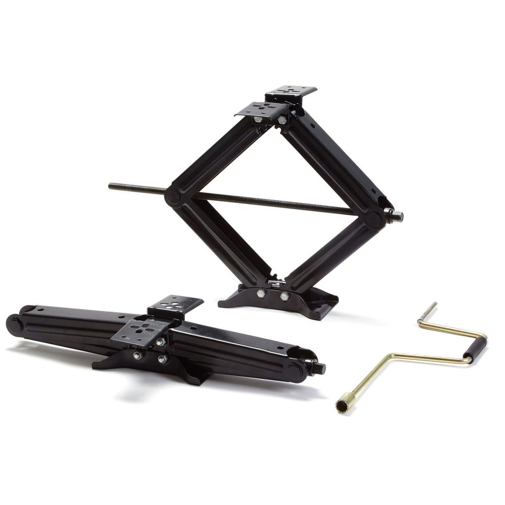 (SET OF TWO)SCISSOR JACK 24IN 5000 LB RATING W/HANDLE