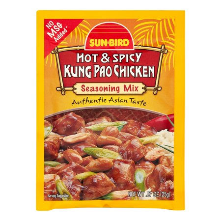 Sunbird Hot & Spicy Kung Pao Chicken Seasoning Mix (24x0.88 Oz)