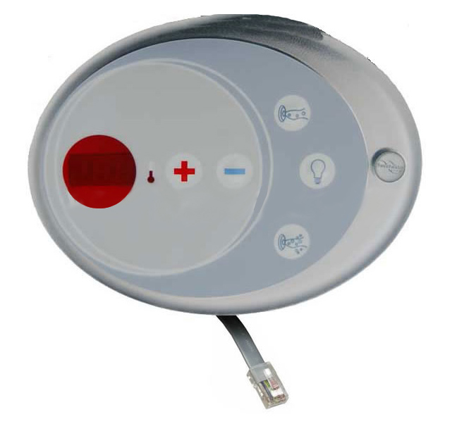 Spaside Control, Sundance 680/780, 5-Button, LED, Up-Down, Pump1-Light-Pump2
