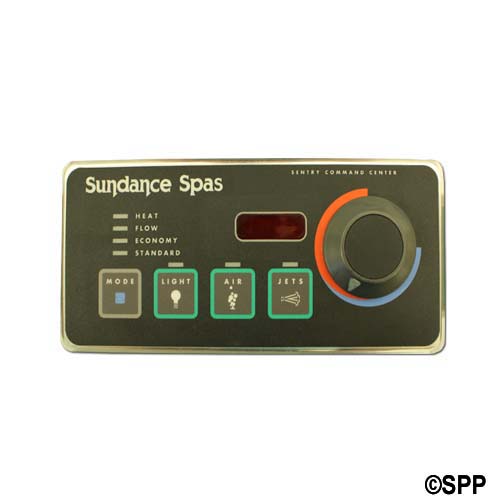Spaside Control, Sundance 600/650, 4-Button, LED, Mode-Light-Blower-Jets-Knob
